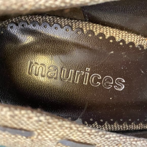 Maurices Brown Tweedy High Heeled Pumps~8 - Picture 2 of 14